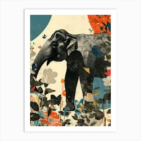 Elephant In The Jungle Art Print