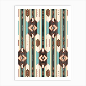 Native American Pattern Art Print