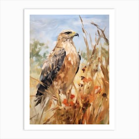 Bird Painting Hawk 2 Art Print