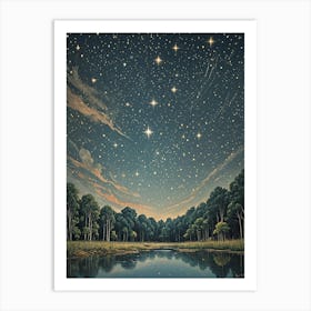 Stars In The Sky Art Print