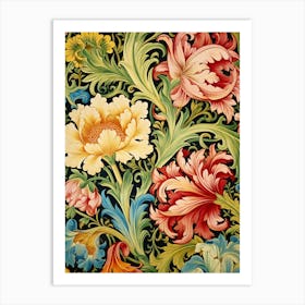 William Morris Floral Wallpaper Art Print