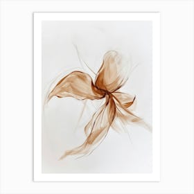 Brown Flower Art Print