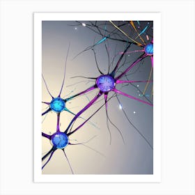 Neuron Stock Videos & Royalty-Free Footage Art Print