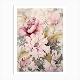 Pink Peonies Art Print