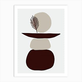 Rome Contrast Minimalist Bauhaus Art Print