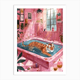 Pink Tiger 8 Art Print