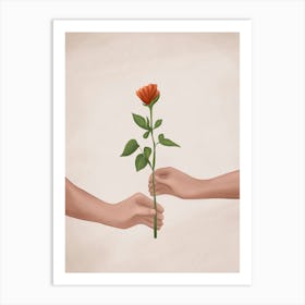 A Rose For You Art Print