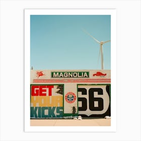 Route 66 VI on Film Art Print