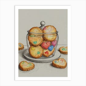 Cookies In A Jar Art Print