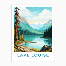 Canada Lake Louise Travel Art Print