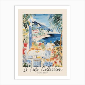 Capri   Italy Il Lido Collection Beach Club Poster 3 Art Print