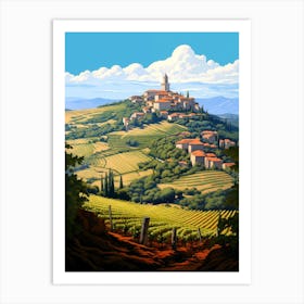 Tuscan Countryside Art Print