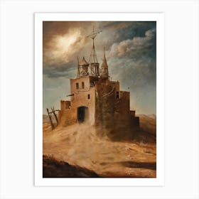 Castle In The Desert Art Print