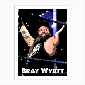 Bray Wyatt, Wrestling, Wrestler, Art, Windham Rotunda, Wall Print, Print Art Print