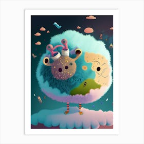 Sheep In The Sky Art Print