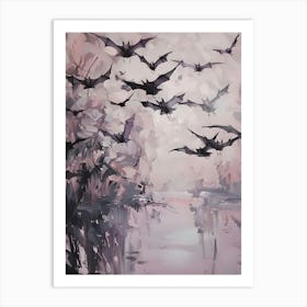 Bats In Flight 1 Art Print