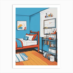 Boy'S Bedroom Art Print