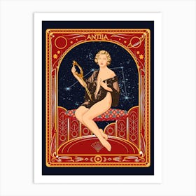 Antila, PLANET, CONSTELLATION, SPACE, CARD, COLLECTION Art Print
