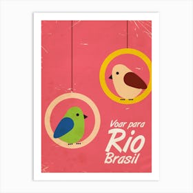 Rio Brazil Art Print