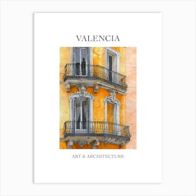 Valencia Travel And Architecture Poster 4 Art Print