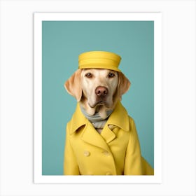 A Dog Labrador Retriever 9 Art Print