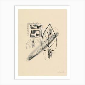 Sheets From The Cycle Poems In Drawings, Mikuláš Galanda Art Print