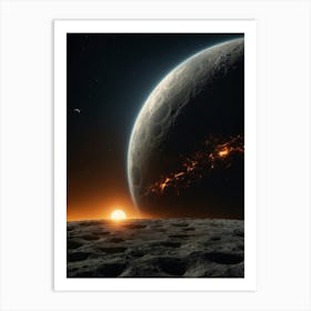 Moonscape 1 Art Print