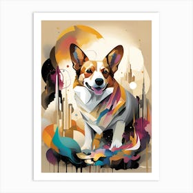 Corgi 3 Art Print