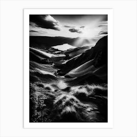 Black And White Landscape 8 Art Print