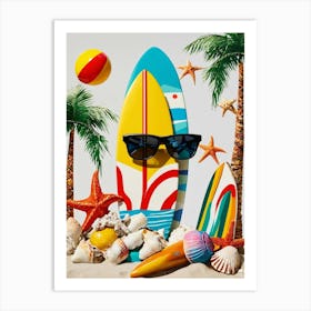 Surfboards Art Print