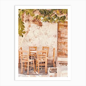 Cafe Afternoon Art Print