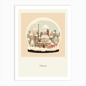 Tokyo Japan 2 Snowglobe Poster Art Print