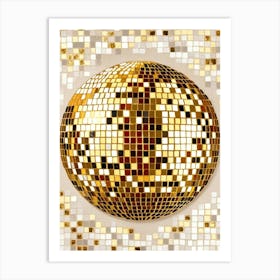 Disco Ball 44 Art Print