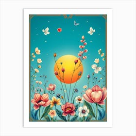 Flowers In The Sun Art Print