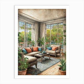 Living Room 5 Art Print