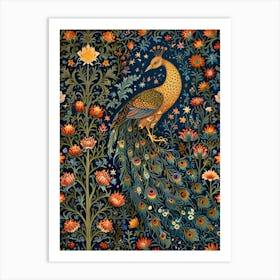 William Morris Peacock 8 Art Print