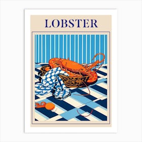 Lobster 2 Seafood Poster Art Print