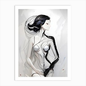 Portrait Of A Woman 7 Art Print