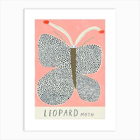 Leopard Moth Art Print