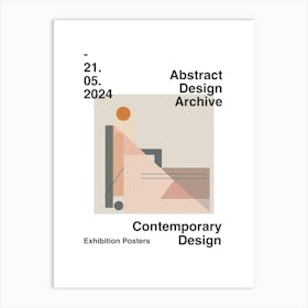 Abstract Design Archive Poster 39 Art Print