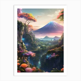 Mt Fuji Art Print