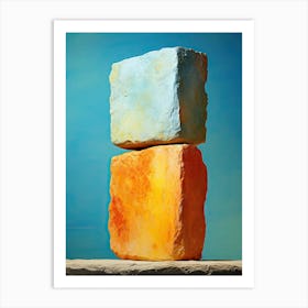 Stacked Stones, Stones Art 1 Art Print