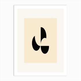 J Logo Art Print