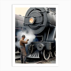The Old Railroad Reimagined 11 Art Print