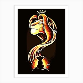 Lion King movie 4 Art Print
