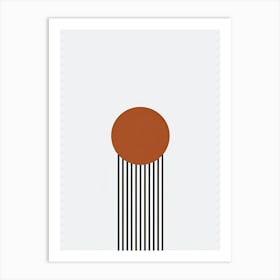 Castries Abstract Flow Minimalist Bauhaus Art Print