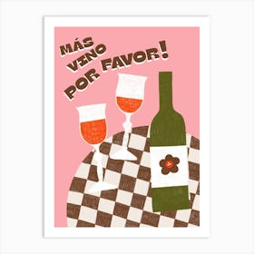 Spanish Wine Night Art Print