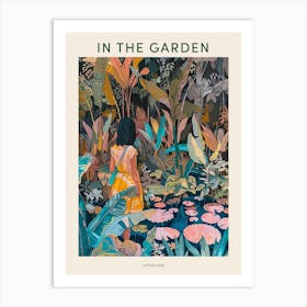 In The Garden Poster Lotusland Usa 2 Art Print