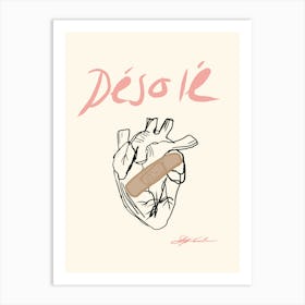 Desole Art Print