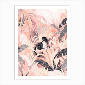 Cat In The Jungle 34 Art Print